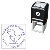 Tレックスおもしろい恐竜の優れた仕事先生賞賛 セルフインキングスタンプ (インサイチュ)