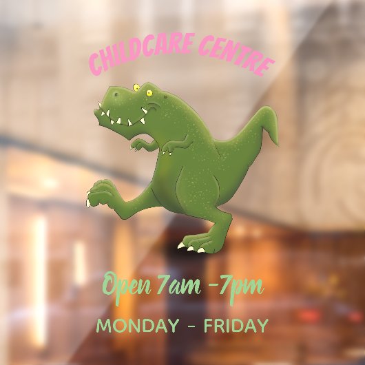 Tレックスおもしろい漫画のユーモア ウィンドウサイン (シート2)