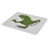 Tレックスおもしろい漫画のユーモア カッティングボード (角)