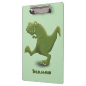 Tレックスおもしろい漫画のユーモア クリップボード (左)