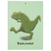 Tレックスおもしろい漫画のユーモア クリップボード (裏面)