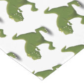 Tレックスおもしろい漫画のユーモア ショートテーブルランナー (コーナー)