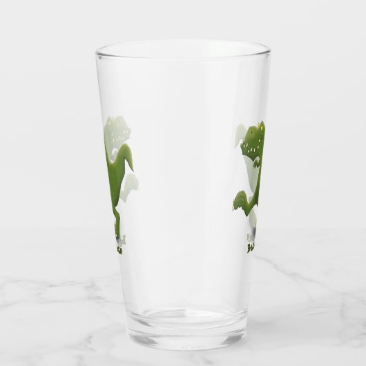 Tレックスおもしろい漫画のユーモア タンブラーグラス (右)