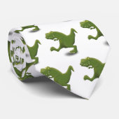 Tレックスおもしろい漫画のユーモア ネクタイ (ロール)