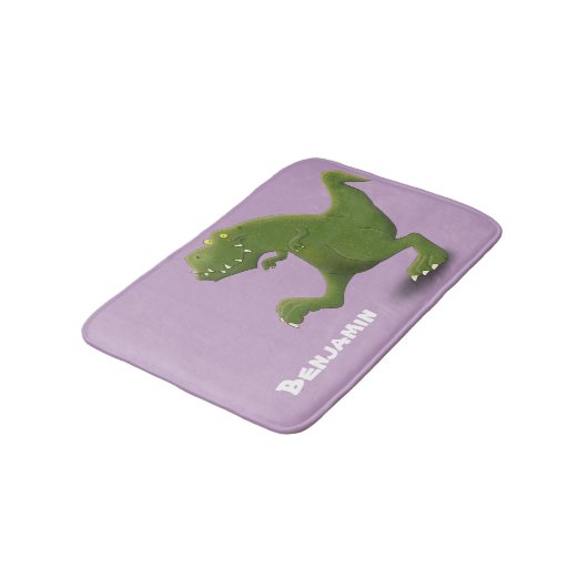 Tレックスおもしろい漫画のユーモア バスマット (アングル)