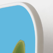 Tレックスおもしろい漫画のユーモア ピックルボールラケット (左詳細)