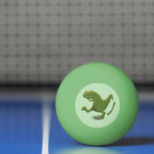 Tレックスおもしろい漫画のユーモア 卓球ボール (ネット)