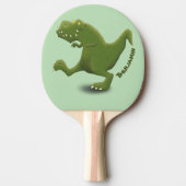 Tレックスおもしろい漫画のユーモア 卓球ラケット (正面)
