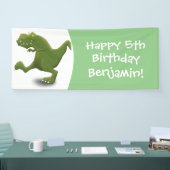 Tレックスおもしろい漫画のユーモア 横断幕 (トレードショー)