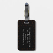 Tレックスこのビールを飲みたい ラゲッジタグ (裏面縦)