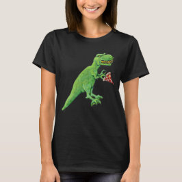 Tレックスとピザ Tシャツ