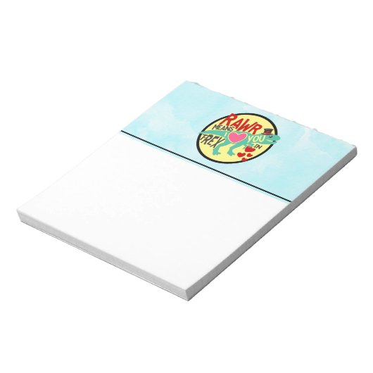 Tレックスのトップハットラーは私があなたを愛することを意味おもしろい ノートパッド (回転)