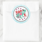 Tレックスのトップハットラーは私があなたを愛することを意味おもしろい ラウンドシール (バッグ)