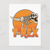 Tレックスのロゴ インビテーションポストカード (正面)