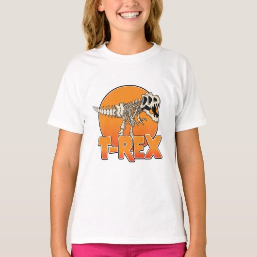 Tレックスのロゴ Tシャツ (正面)
