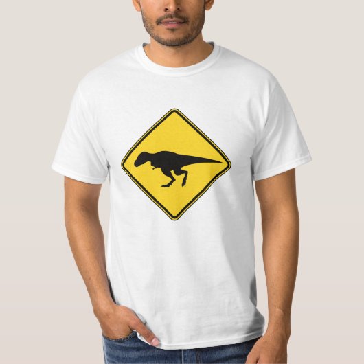 Tレックスの交差の人のワイシャツ Tシャツ (正面)