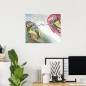 「Tレックスの創造」 ポスター (ホームオフィス)