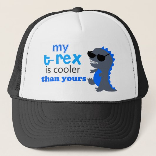 Tレックスの恐竜のワイシャツのtrex キャップ (正面)