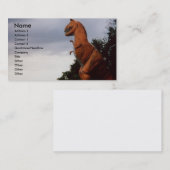 Tレックスの恐竜の名刺のプロフィールカード写真 名刺 (正面/裏面)