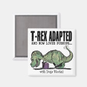 Tレックスの腕前持ち マグネット (正面/裏面)