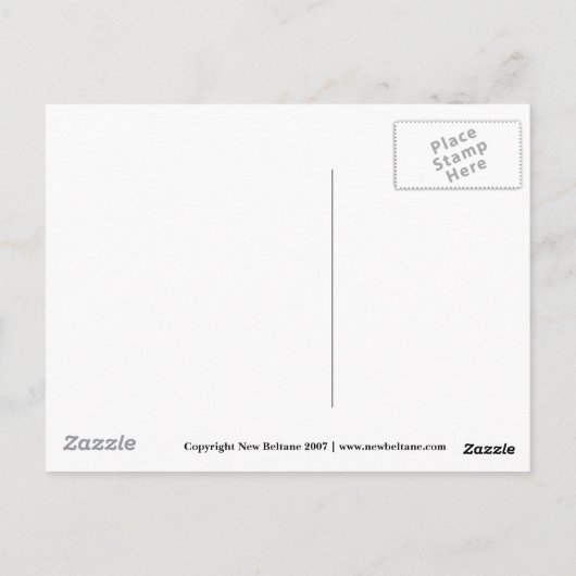 Tレックスはがき ポストカード (裏面)