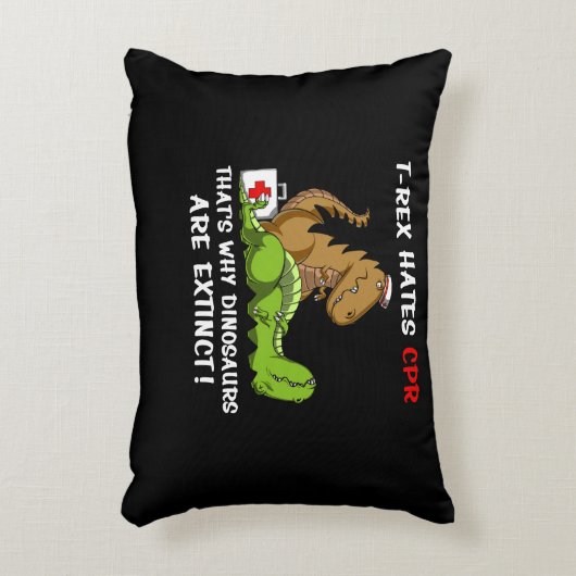 Tレックスは恐竜が絶滅した理由であるCPRを嫌う アクセントクッション (正面(垂直))