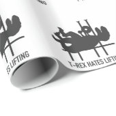 Tレックスは持ち上げを嫌う – 背景色を選択 ラッピングペーパー (ロールコーナー)