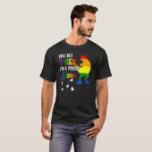 Tレックスイムナナ誇りを持ったプライドLgbtハッピーモット Tシャツ (正面フル)