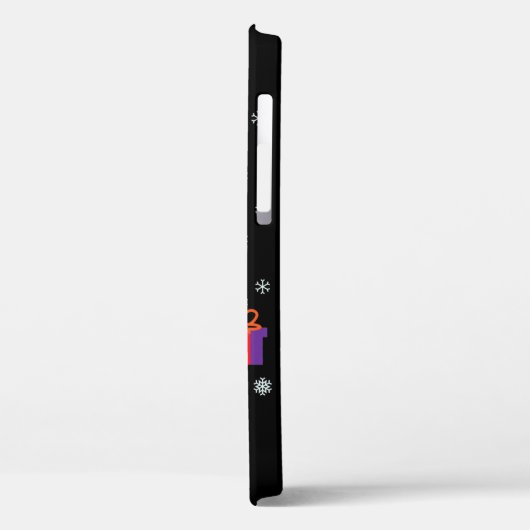 Tレックスクリスマスギフトおもしろい恐竜の醜いクリスマス Case-Mate iPhoneケース (裏面 / 左)