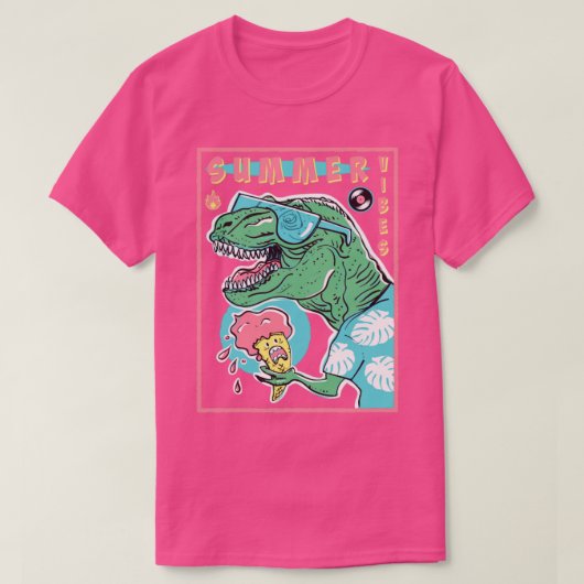 Tレックスサマービベス Tシャツ (デザイン正面)