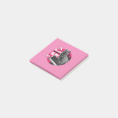 Tレックスシンセサイザミュージカルモンスターデザイン ポストイット (アングル)