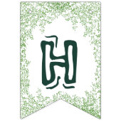 Tレックスジャングルハッピーバースデー バンティングフラッグ (第2の旗)