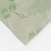 Tレックスティラノサウルスレックス恐竜の漫画の子供の少年 フリースブランケット (角)