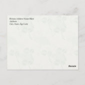 Tレックスティラノサウルスレックス恐竜の漫画の子供の少年 ポストカード (裏面)