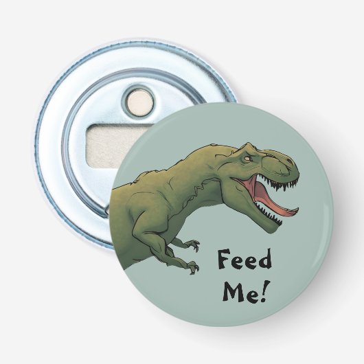 Tレックスティラノサウルス食べ物を与え私！ 栓抜き (正面)