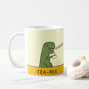 Tレックスティーレックス恐おもしろい竜 コーヒーマグカップ