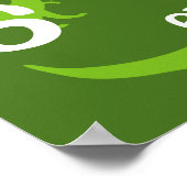 Tレックステーマ誕生日パーティー歓迎ポスター ポスター (角)