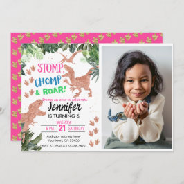 Tレックステーマ 招待状