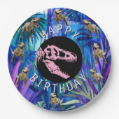 Tレックスパーティー ペーパープレート (正面)