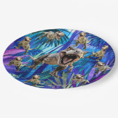 Tレックスパーティー ペーパープレート (アングル)