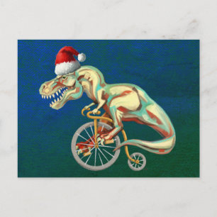 Tレックスヒップスタークリスマス ポストカード