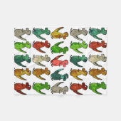 Tレックスフリースブランケット フリースブランケット (正面(横))