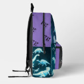 Tレックスフレンズ蛍光骨格恐竜 プリントバックパック (左)