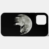 Tレックスマウンテンムーンライトハロウィンに立つ Case-Mate iPhoneケース (裏面 (横))
