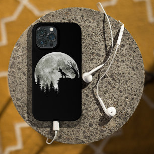 Tレックスマウンテンムーンライトハロウィンに立つ iPhone 13 PRO MAXケース