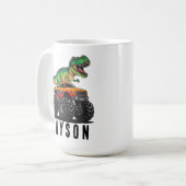 Tレックスモンスタートラック コーヒーマグカップ (正面左)