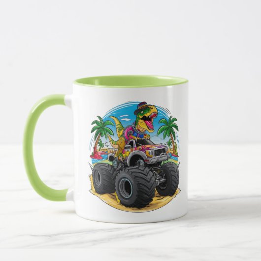 Tレックスモンスタートラック マグカップ (左)