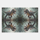 Tレックスラッピング紙フラットシートセット3 ラッピングペーパーシート (正面)