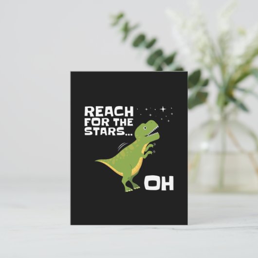 Tレックスリーチで星おもしろいを目指す ポストカード (スタンド正面)