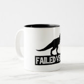 Tレックス失敗ビーガン ツートーンマグカップ (正面左)